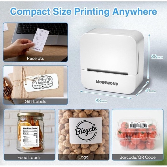 Notebuddy Mini Sticker Printer Doodle Dash Portable Thermal Printer Pocket Photo - Picture 4 of 8